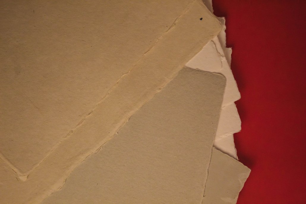 Paquete 10 hojas de papel artesanal 50% algodon de 300g tamaño carta mix  media – Tacha