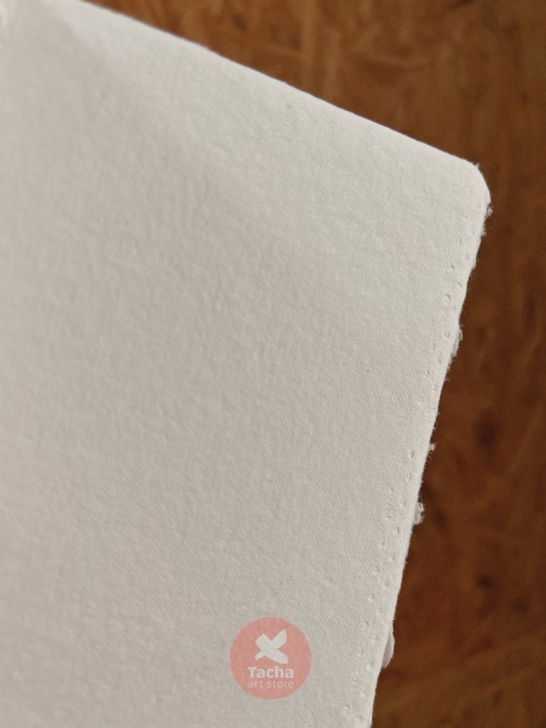 Paquete 10 hojas de papel artesanal 50% algodon de 300g tamaño